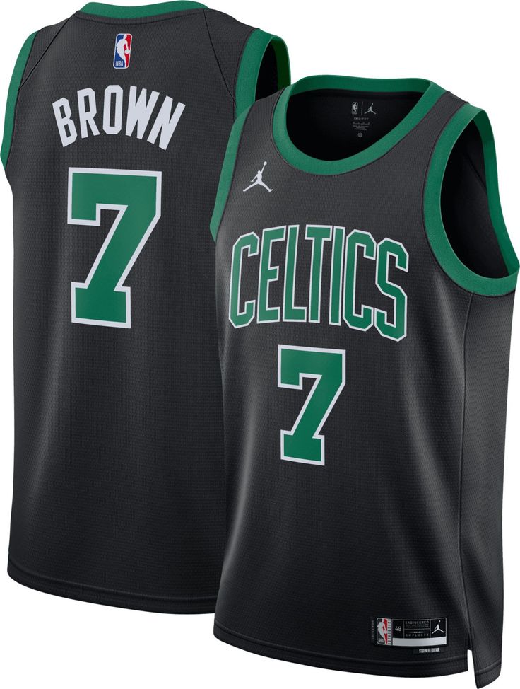 Boston Celtics Jordan Statement Edition Swingman Jersey - Vert - Jaylen Brown - Unisexe