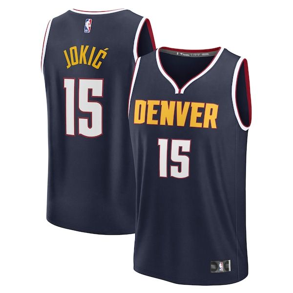 Maillot Nike Icon Swingman des Denver Nuggets - Marine - Nikola Jokić- Unisexe