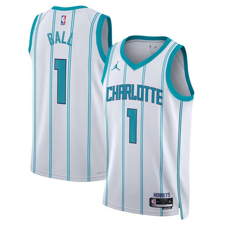 Maillot Swingman Charlotte Hornets Jordan Brand Association Edition - Blanc - LaMelo Ball - Unisexe