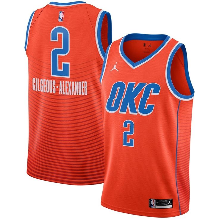 Oklahoma City Thunder Jordan Statement Edition Swingman Jersey - Orange - Shai Gilgeous-Alexander - Unisexe