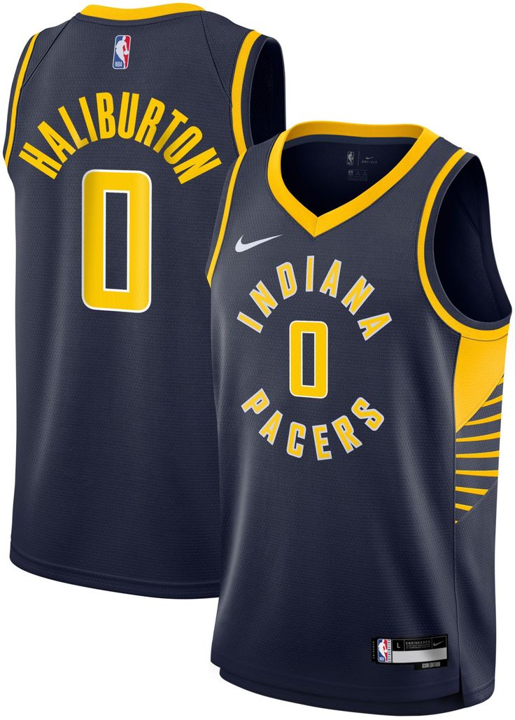 T-shirt emblématique des Indiana Pacers - Haliburton 0 - Unisexe