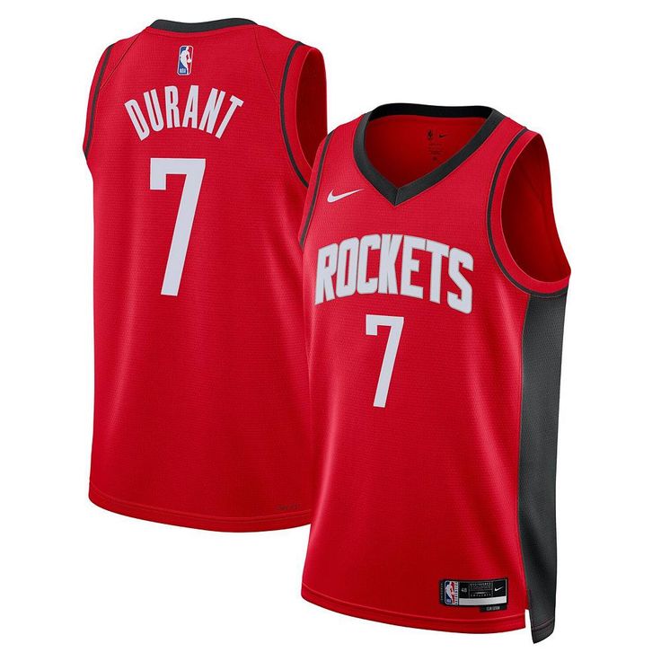 Maillot Nike Swingman des Houston Rockets, édition Icon - Rouge - Kevin Durant - Unisexe
