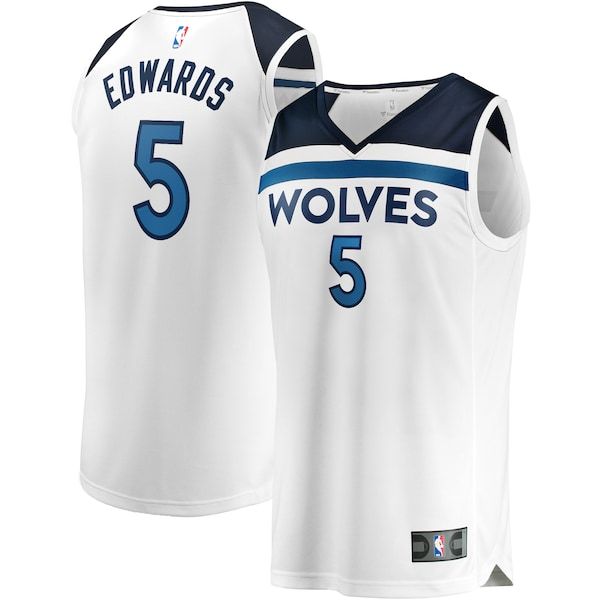 Maillot Swingman Nike Association Edition Minnesota Timberwolves - Blanc - Anthony Edwards - Unisexe