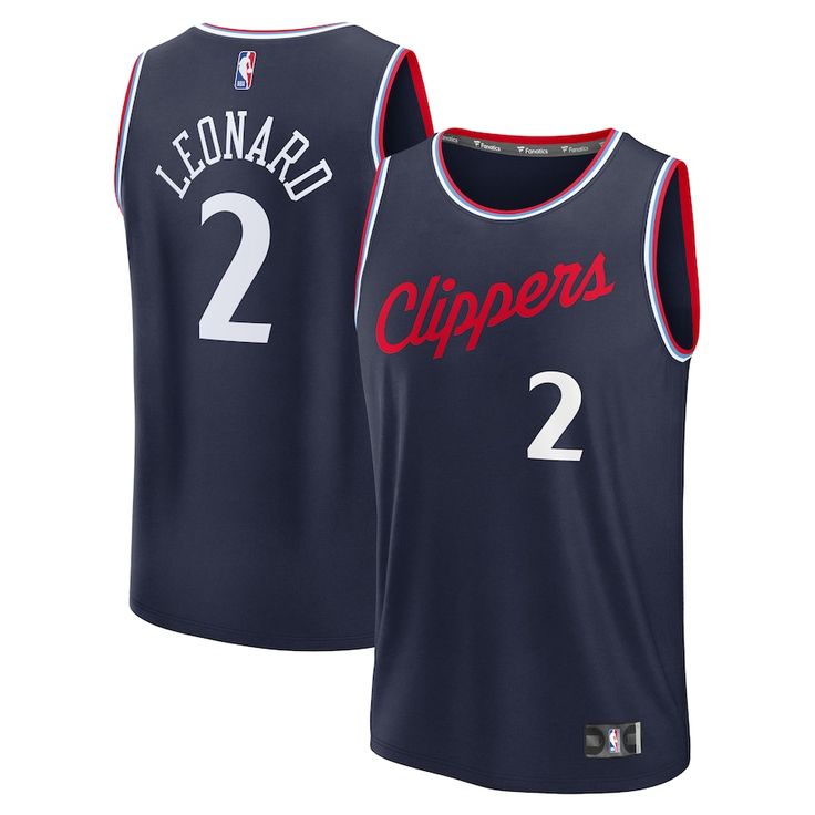 Maillot Swingman Nike Icon Edition LA Clippers - Marine - Kawhi Leonard - Unisexe